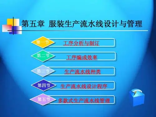 05第五章_服装生产流水线设计与管理