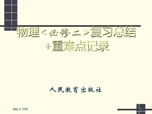 物理必修二知识点梳理