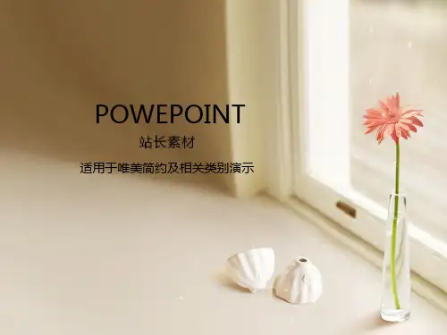 唯美PPT模板