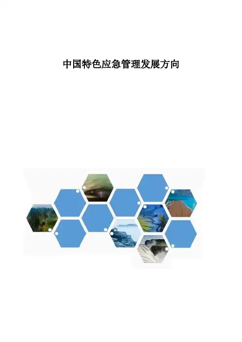 中国特色应急管理发展方向