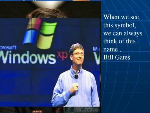比尔·盖茨BillGates 14页PPT文档