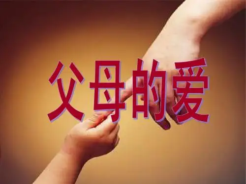 定稿父母的爱