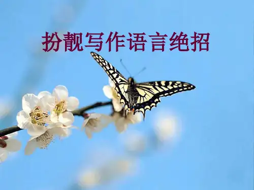 作文-初中作文指导:扮靓写作语言绝招ppt优秀PPT