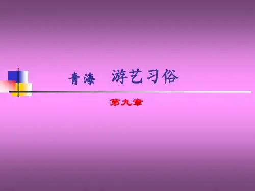 青海   游艺习俗