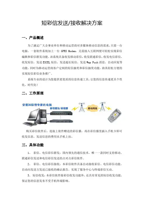 短彩信解决方案