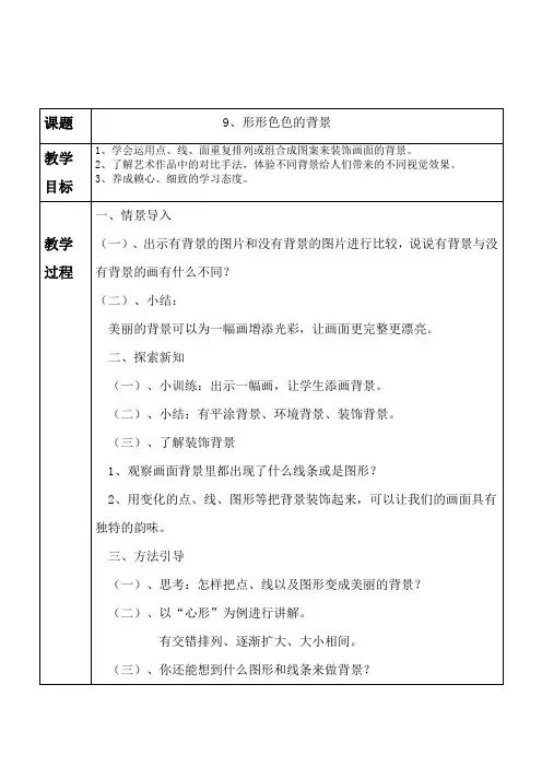 形形色色的背景 2