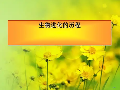 苏教版初中生物八上 5.16.3 生物进化的学说 课件(2)