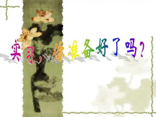 实习主题班会