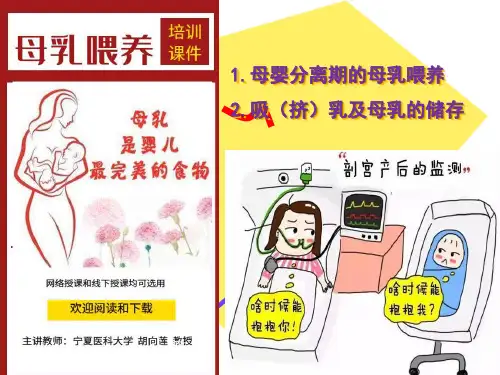 母婴护理全套培训教学课件--母乳喂养(4)