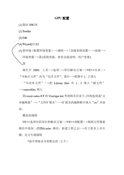 GPU配置