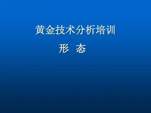 现货黄金形态图
