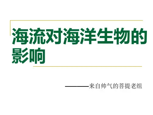 地理课件海流对海洋生物的影响