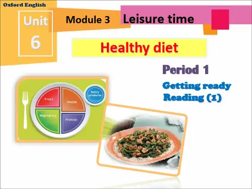 初中课件：Unit6-Healthy diet课件