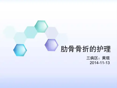 肋骨骨折病人的护理措施精品PPT课件