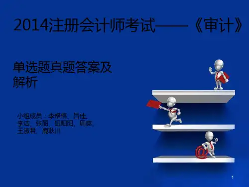 2014审计考试单选题