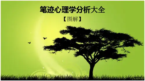 图解笔迹心理学(大全)