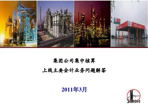 集中核算上线主要会计业务问题解答