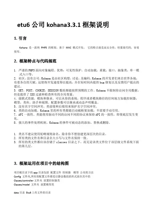 kohana框架教程