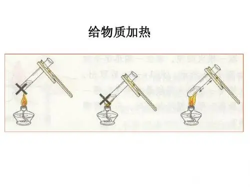 走进化学实验室(三)化学实验基本操作