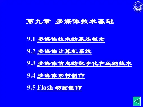 第九章多媒体技术基础进入-第九章多媒体技术基础