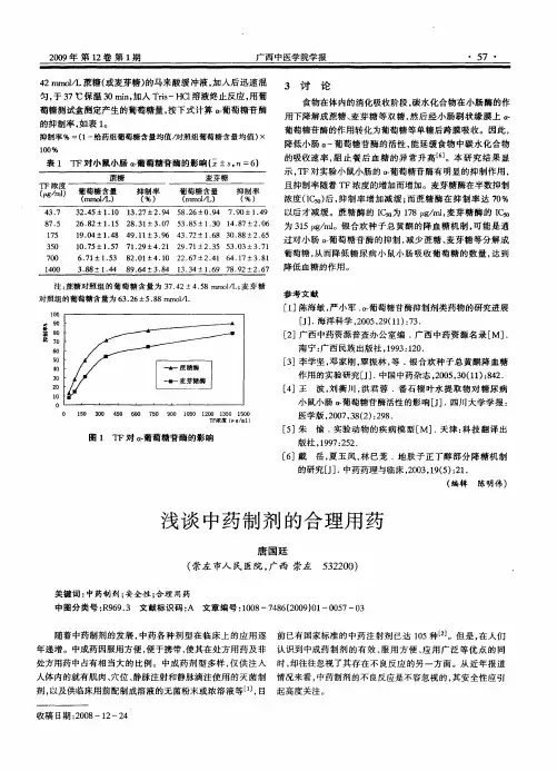 浅谈中药制剂的合理用药