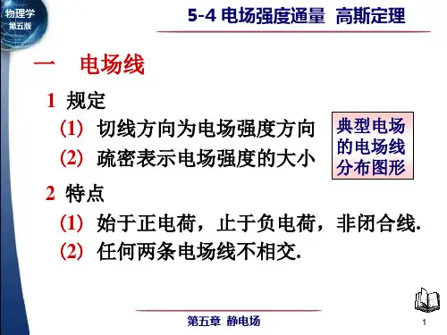 5-4 电场强度通量 高斯定理
