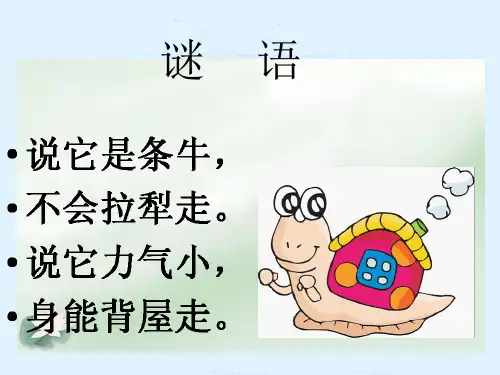 22蜗牛1PPT课件