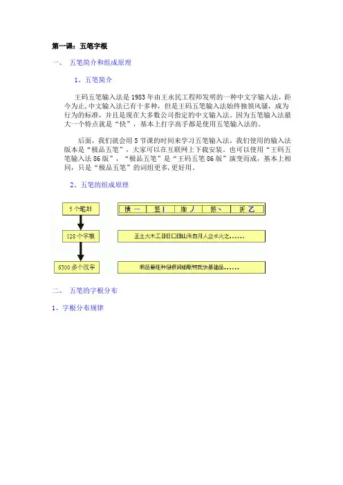 五笔学习