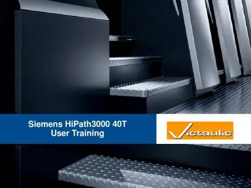 Siemens Hipath4000 40T Digital Phone User Training - CHN - v1.0