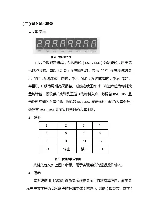 福建省中职单片机控制装置安装与调试_样题