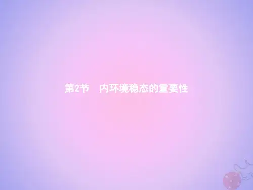 2019_2020学年高中生物第1章人体的内环境与稳态1.2内环境稳态的重要性课件新人教版必修