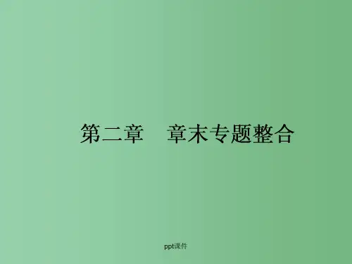 高中数学 第二章 平面向量章末专题整合 新人教A版必修4