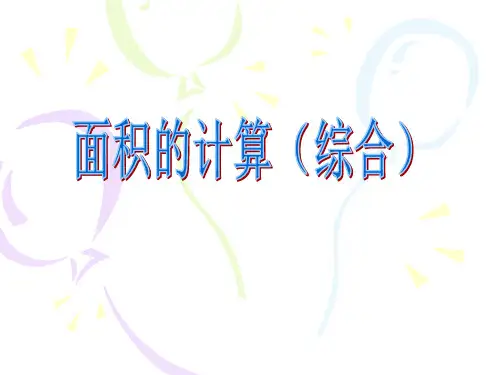 面积的计算(拓展提高)PPT课件