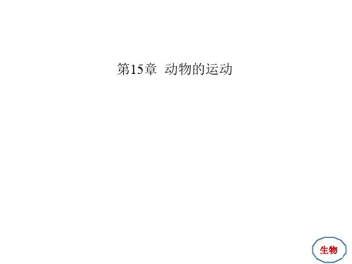 北师大版八年级生物上册第15章 动物的运动复习课件(50张PPT)