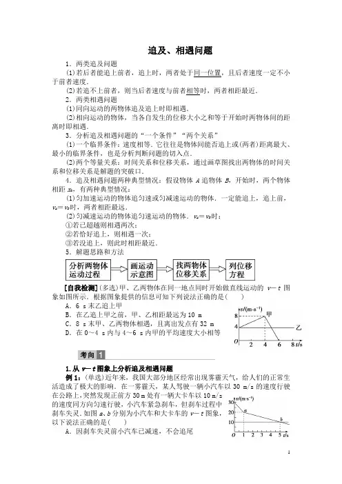 追及、相遇问题