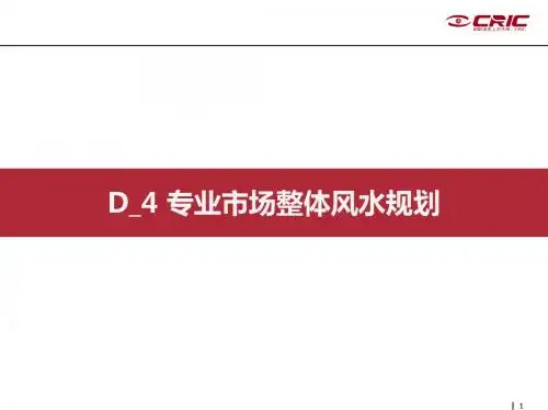 CRIC克而瑞-专业市场整体风水规划