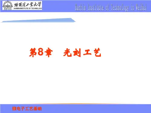 08微电子工艺基础光刻工艺