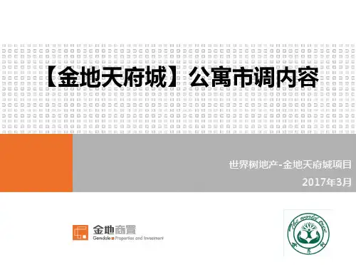 某公寓市调内容概述实用PPT(31张)