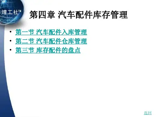 汽车配件管理与营销
