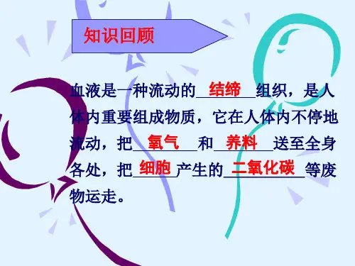 《第二节 人体的血液循环课件》初中生物苏教版七年级下册26729