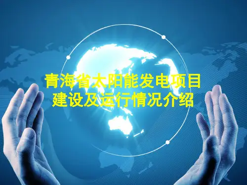 青海省太阳能发电项目建设及运行情况