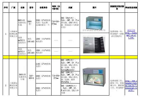 D65标准光源对色灯箱