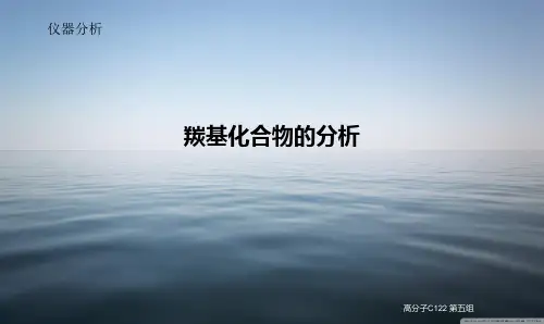 羰基化合物的分析(新)1