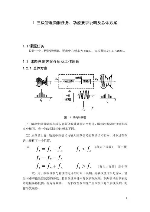 三极管混频器改