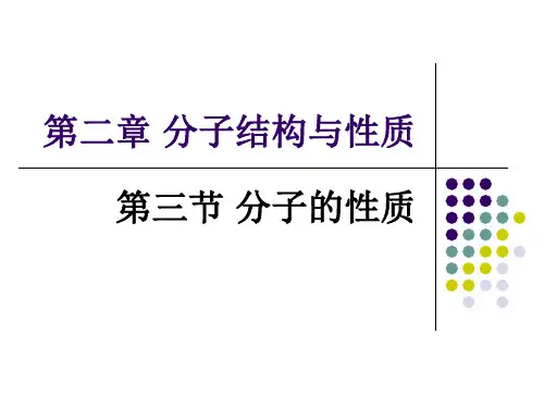 mine分子的性质PPT课件