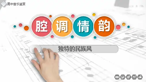2020—2021学年人音版必修高中音乐鉴赏- 第二单元 第三节-独特的民族风 教学课件