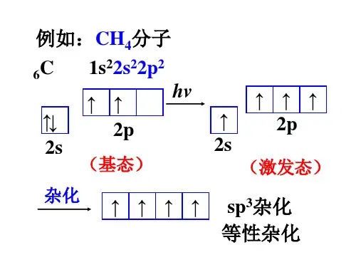 碳原子杂化类型