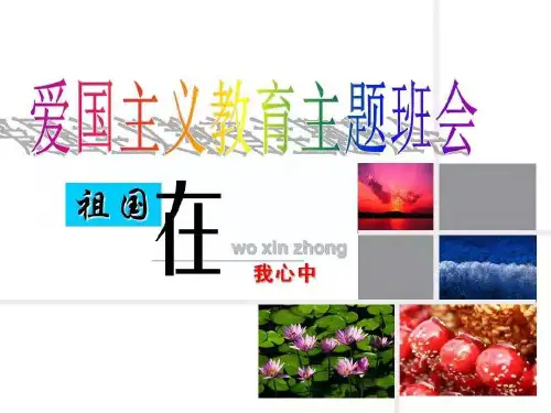 小学生爱国主题班会1-