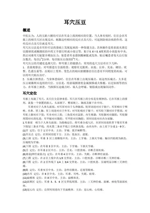 耳穴压豆 2