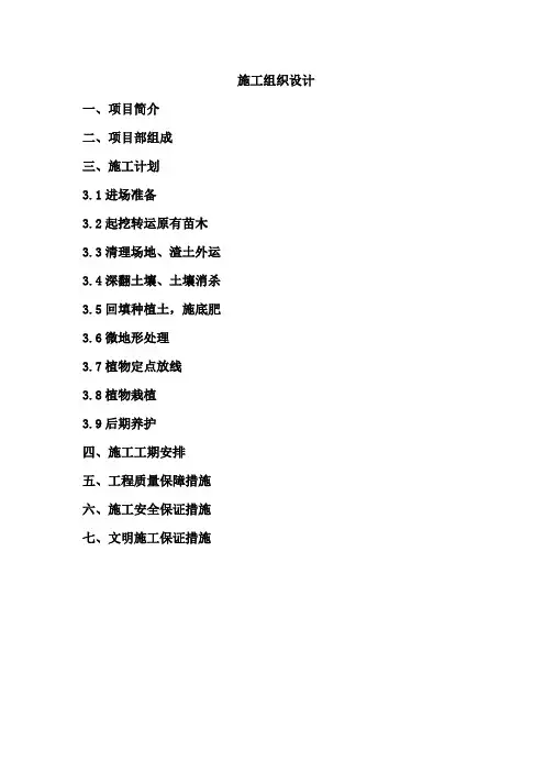 施工方案